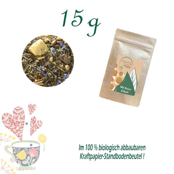 YuboFiT® Grüner Tee Sencha APPLE PIE MARZIPAN