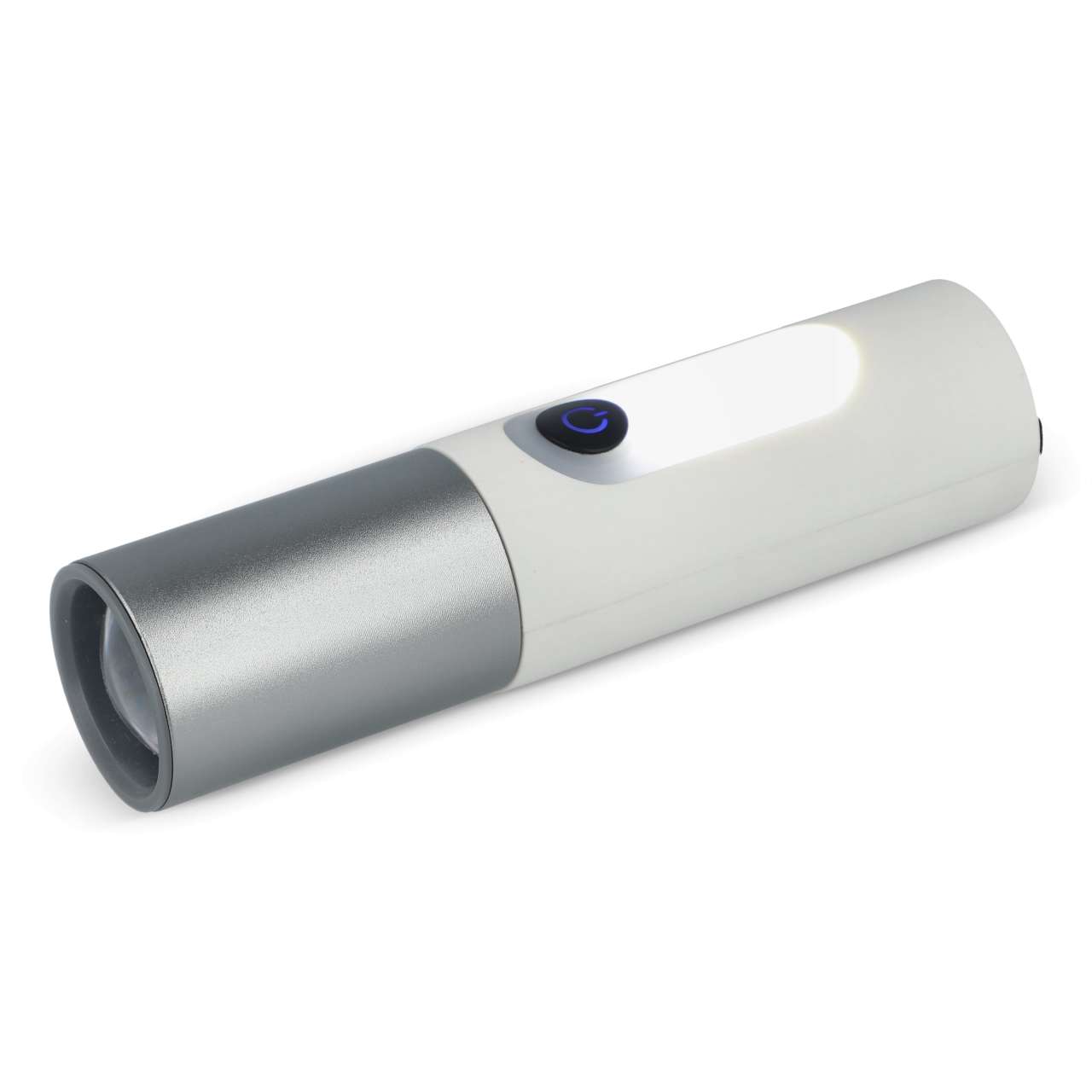 Wiederaufladbare 10-W-LED-Taschenlampe mit Zoomfunktion, 300 lm