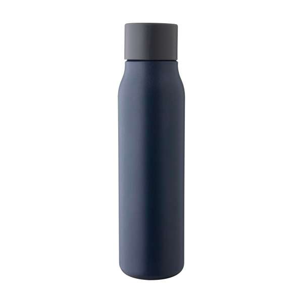 Doppelwandige Trinkflasche aus recyceltem Edelstahl (600 ml) Cassian