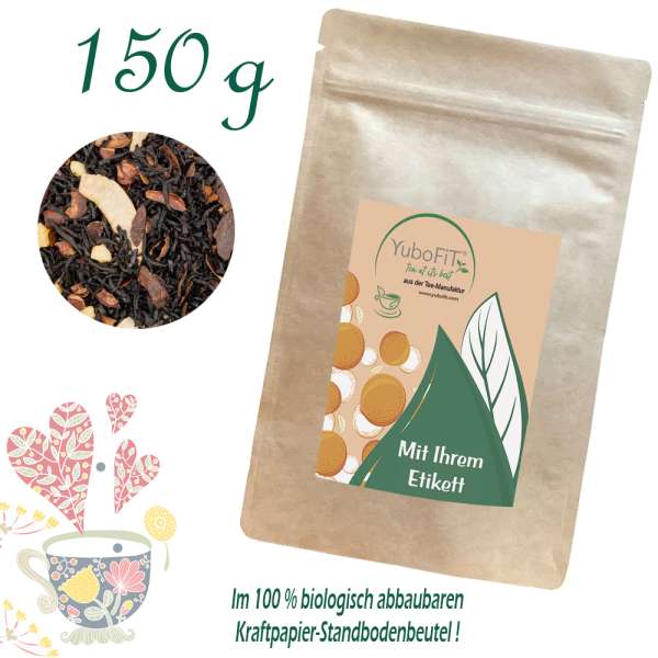YuboFiT® Bio Almond Cocoa Split Tee