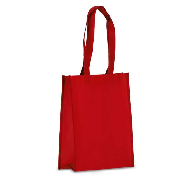 R-PET Tragetasche aus laminiertem Non Woven 24 x 11 x 30cm 105g / m²