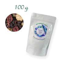 Aluverbundfolien-Standbodenbeutel, Aromabeutel, weiß, ohne Fenster, Inhalt 100 g