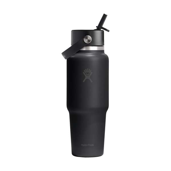 Hydro Flask Wide Mouth Travel Bottle with Flex Straw Cap 946 ml Wasserflasche