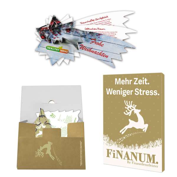 Backförmchen mit Rezeptblock Komet