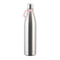 Flasche silber, Ring hellmagenta