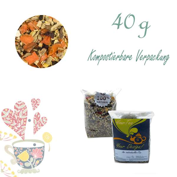 YuboFiT® Bio Drei-Ingwer-Karotte Tee