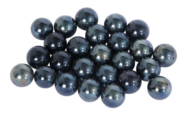 Glasmurmeln Opaco schwarz 25mm (ca. 50St.)