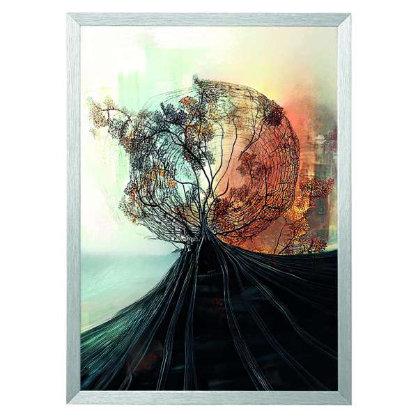 "Pure Mental Energy IV" von tokio darcy® - Fine Art Print, A5, Aluminiumrahmen