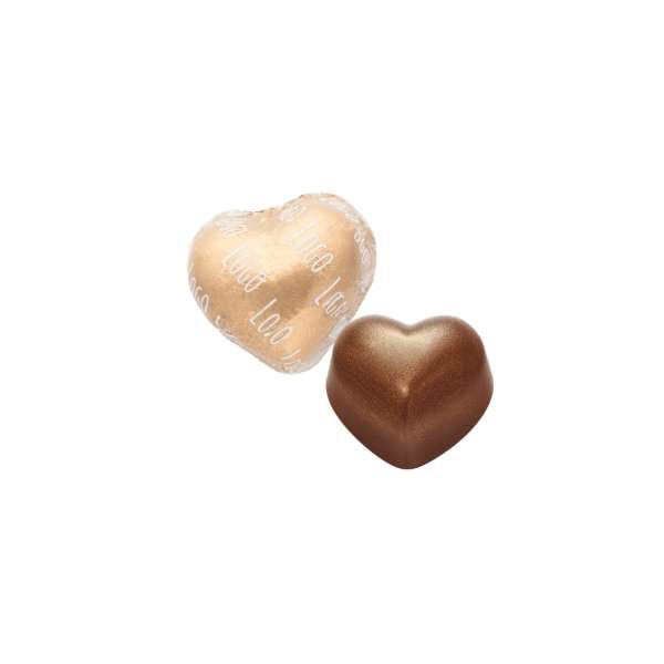 PRALINE VELVET HEART LOGO