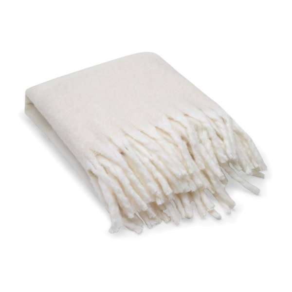 COMFY Decke aus recyceltem Polyester (100% rPET) (300 g / m²), mit Mohair-Feeling