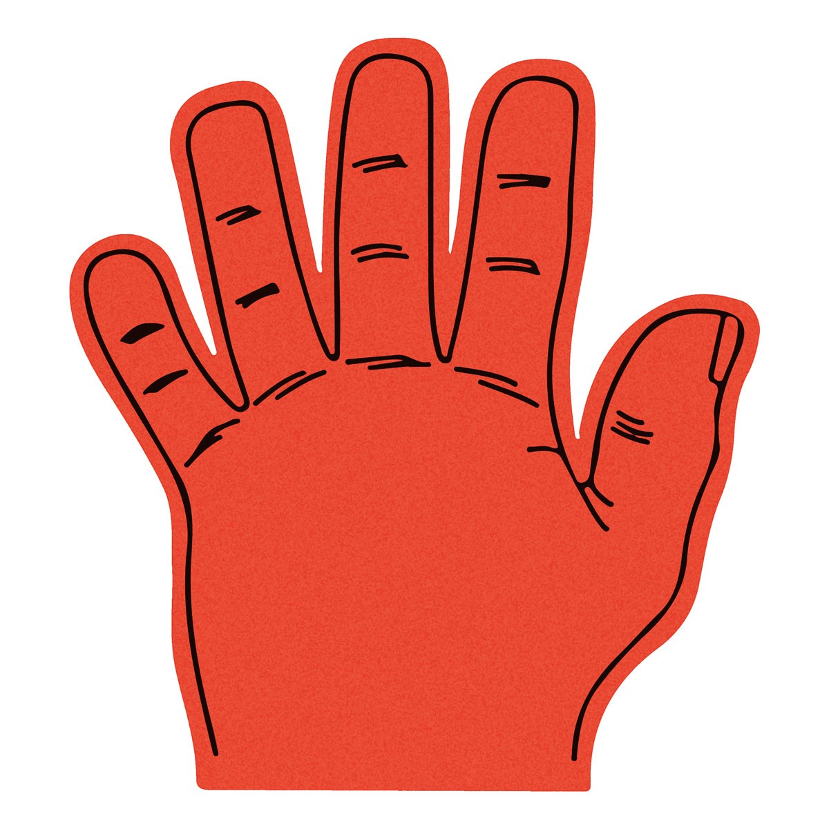 Winkehand aus Schaumstoff HIGH FIVE II