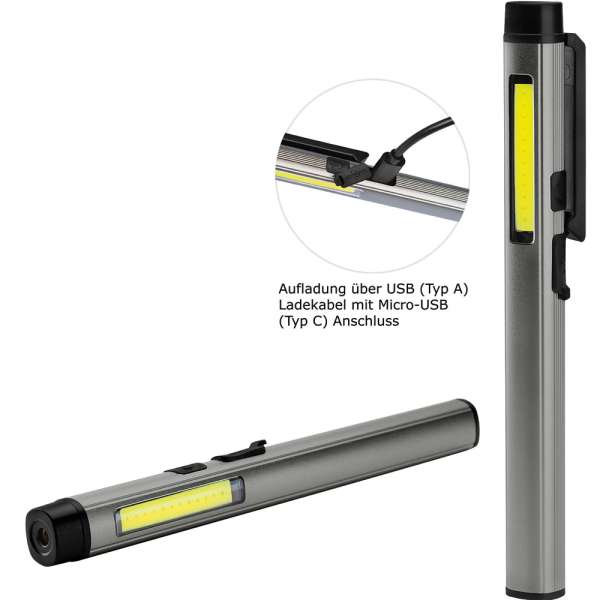 Aufladbare LED Leuchte "Profi Inspection Light Laser 200 L"