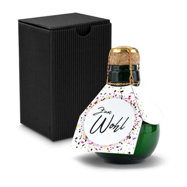 Kleinste Sektflasche der Welt! Zum Wohl - Inklusive Geschenkkarton in, 125 ml
