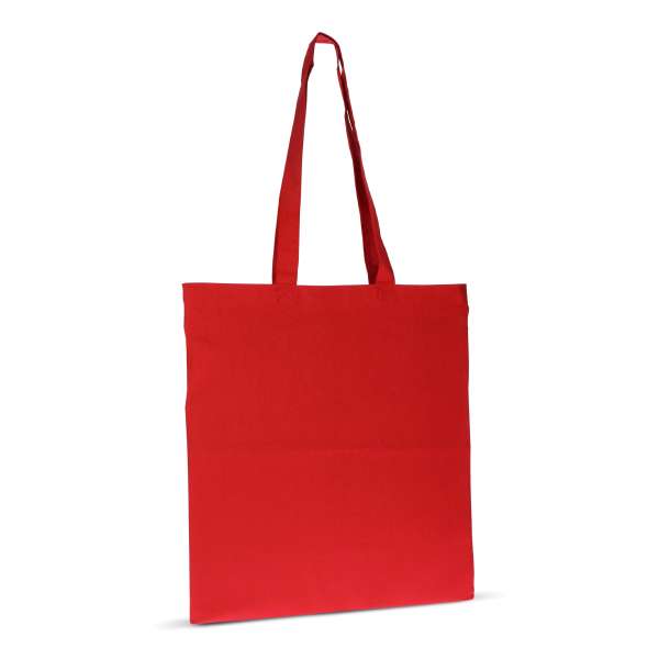 Tasche Bio-Baumwolle Farbe lang 140g / m² 38 x 42 cm