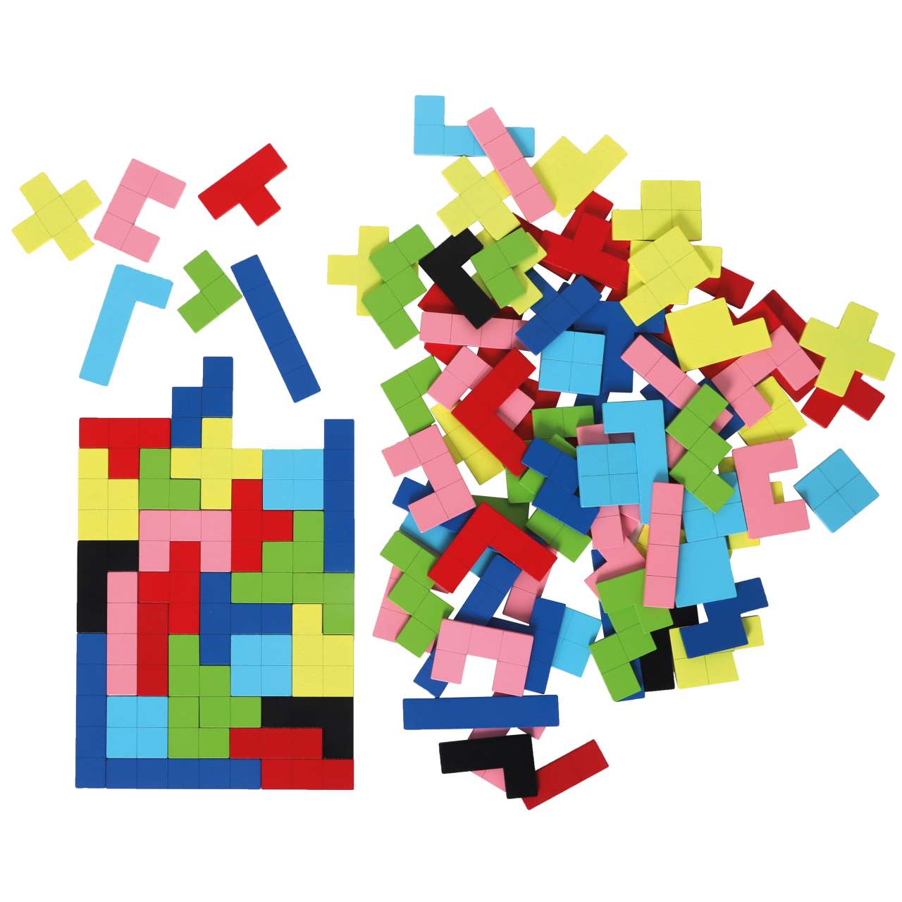 Holzpuzzle Polyforms