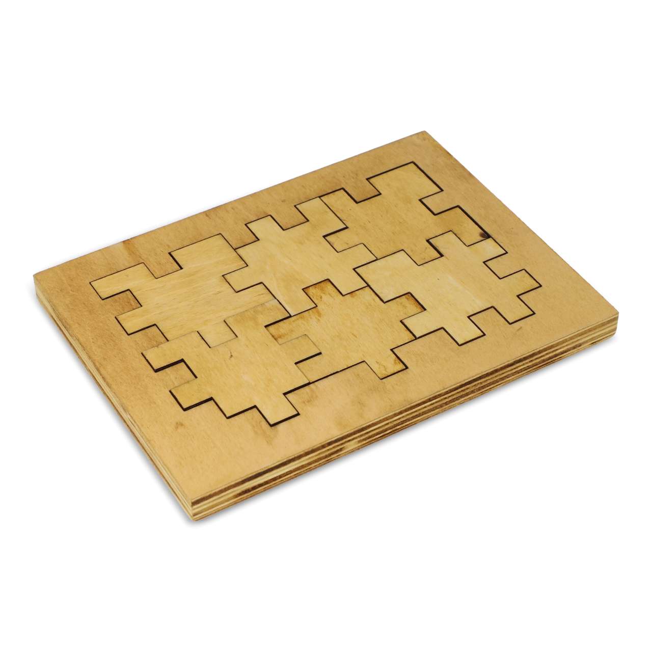 Würfelpuzzle aus Holz