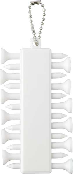 Golftee-Set Aveline aus recyceltem ABS