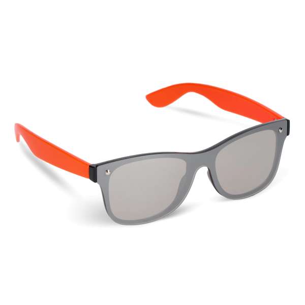 Justin R-PC Sonnenbrille mit verspiegelten Uni-Gläsern UV400
