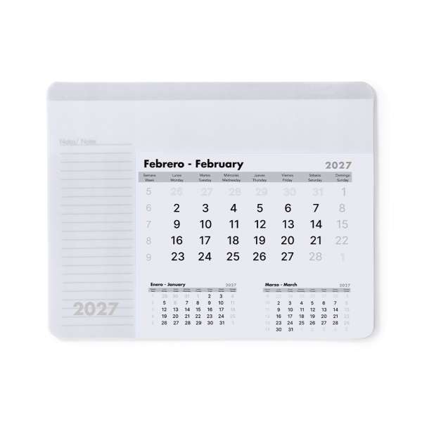 Mauspad Kalender Rendux