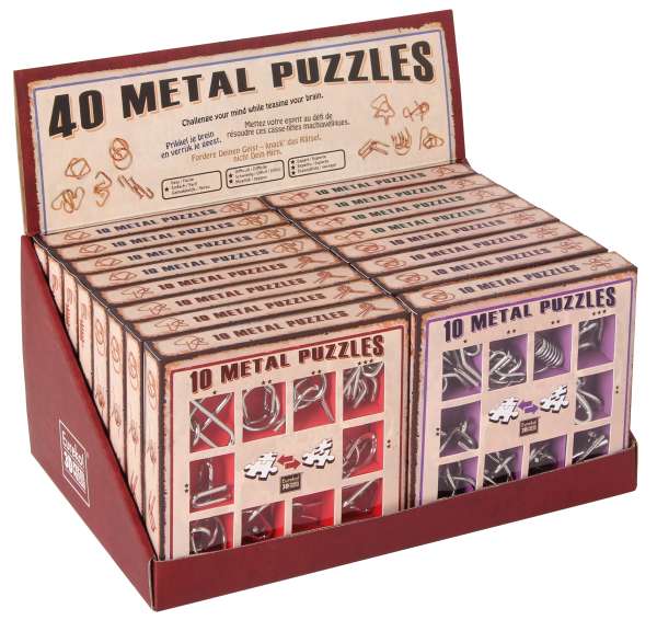 Display Metallpuzzle-Sets (16)