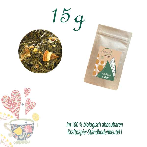 YuboFiT® Sencha Tee BLOODFLOOD ORANGE