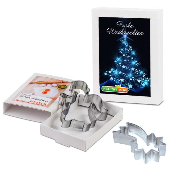 Backförmchen in Slide-Box - Xmas Standardmotiv