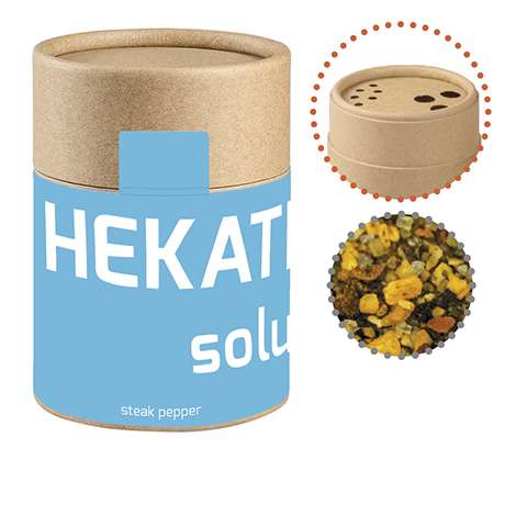 Gewürzmischung Steak Pfeffer, ca. 75g, Kraftpapierstreuer Midi