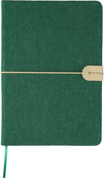 Notizbuch Danio | Recycelter Filz | A5 | Liniert