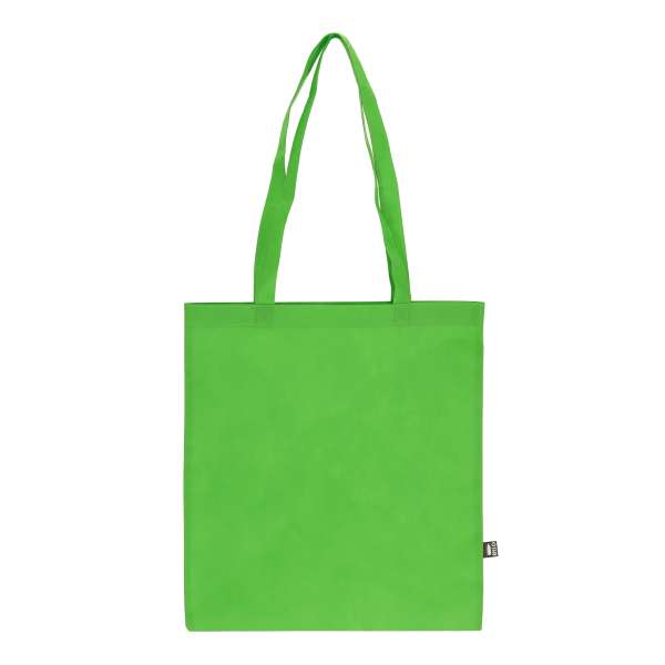 R-PET Tragetasche aus Non Woven mit langen Griffen 38 x 42cm 75g / m²