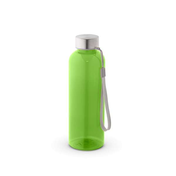 ENDERS M Trinkflasche (600ml) aus recyceltem PET (100% rPET) mit glänzender transluzenter Oberfläche