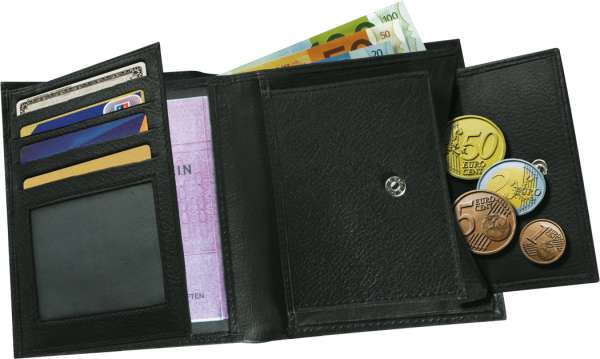 Echtleder-Geldbörse MESSINA