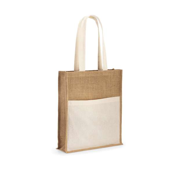 BRAGA Jutetasche (240 g / m²) und Tasche aus 100% Baumwolle (140 gm²)