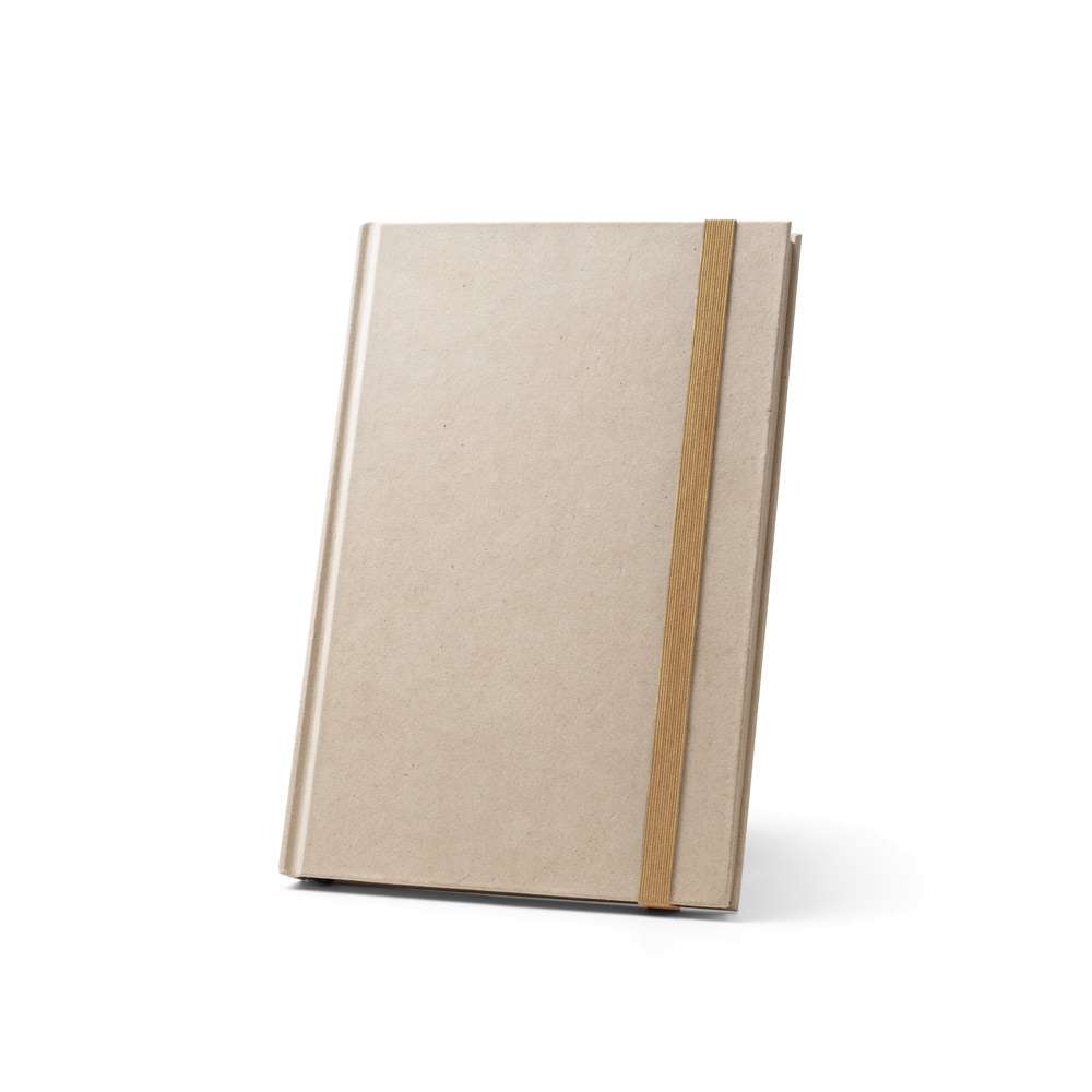 DICKINSON A5-Notizbuch mit festem Einband, hergestellt aus Zuckerrohrpapier (80 % zuckerrohr) mit li