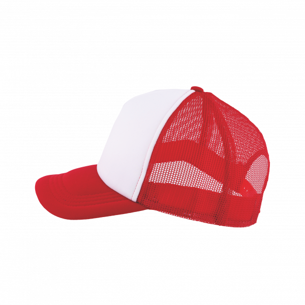 Trucker Cap 5 Panel Cap mit Kunststoffverschluss