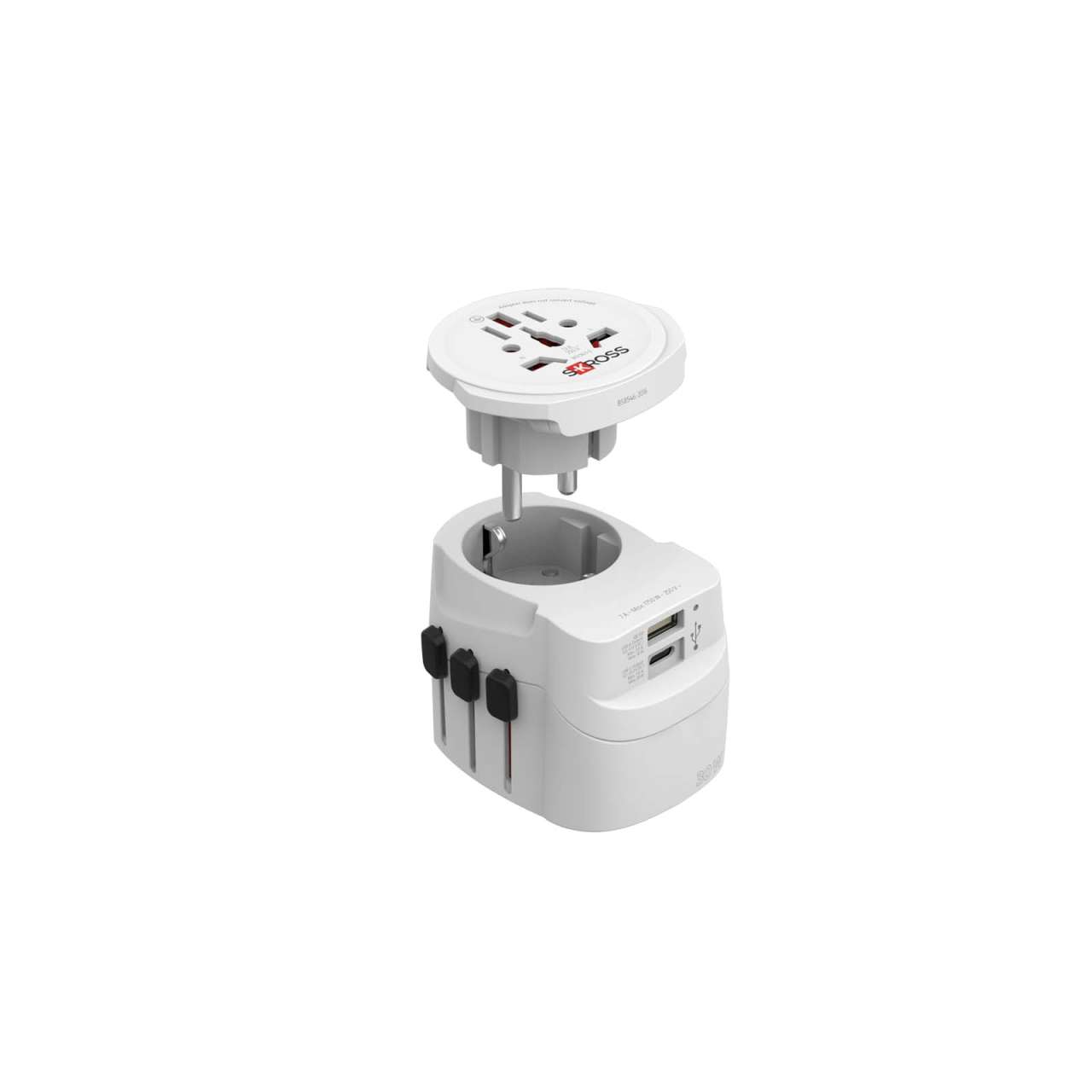 SKROSS® PRO Light USB AC30PD Reiseadapter