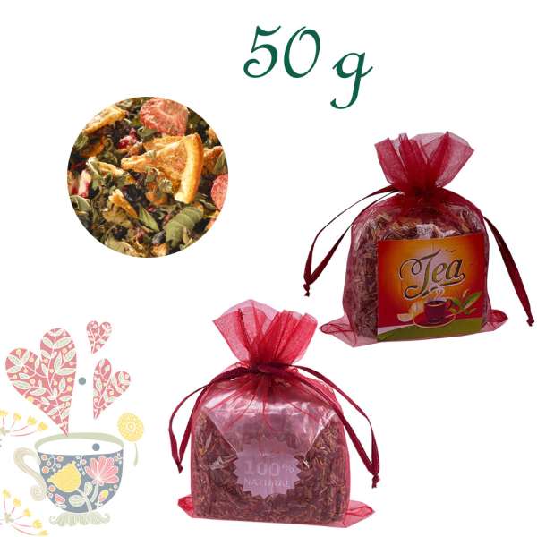 YuboFiT® Früchtetee HEDWIG LIEBT ERDBEERE UND MINZE