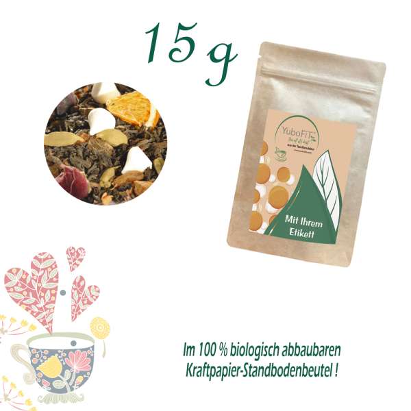 YuboFiT® Schwarzer Tee ICE COLD GINA