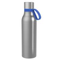 Flasche silber, Ring blau