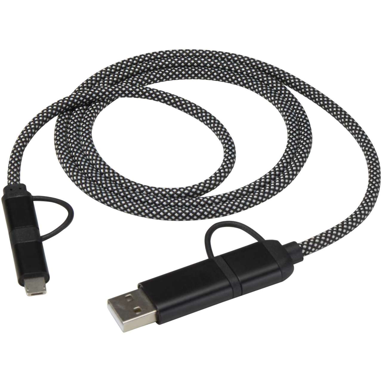 SMART 65 W, 100 cm, RCS-zertifiziertes magnetisches 5-in-1-Ladekabel