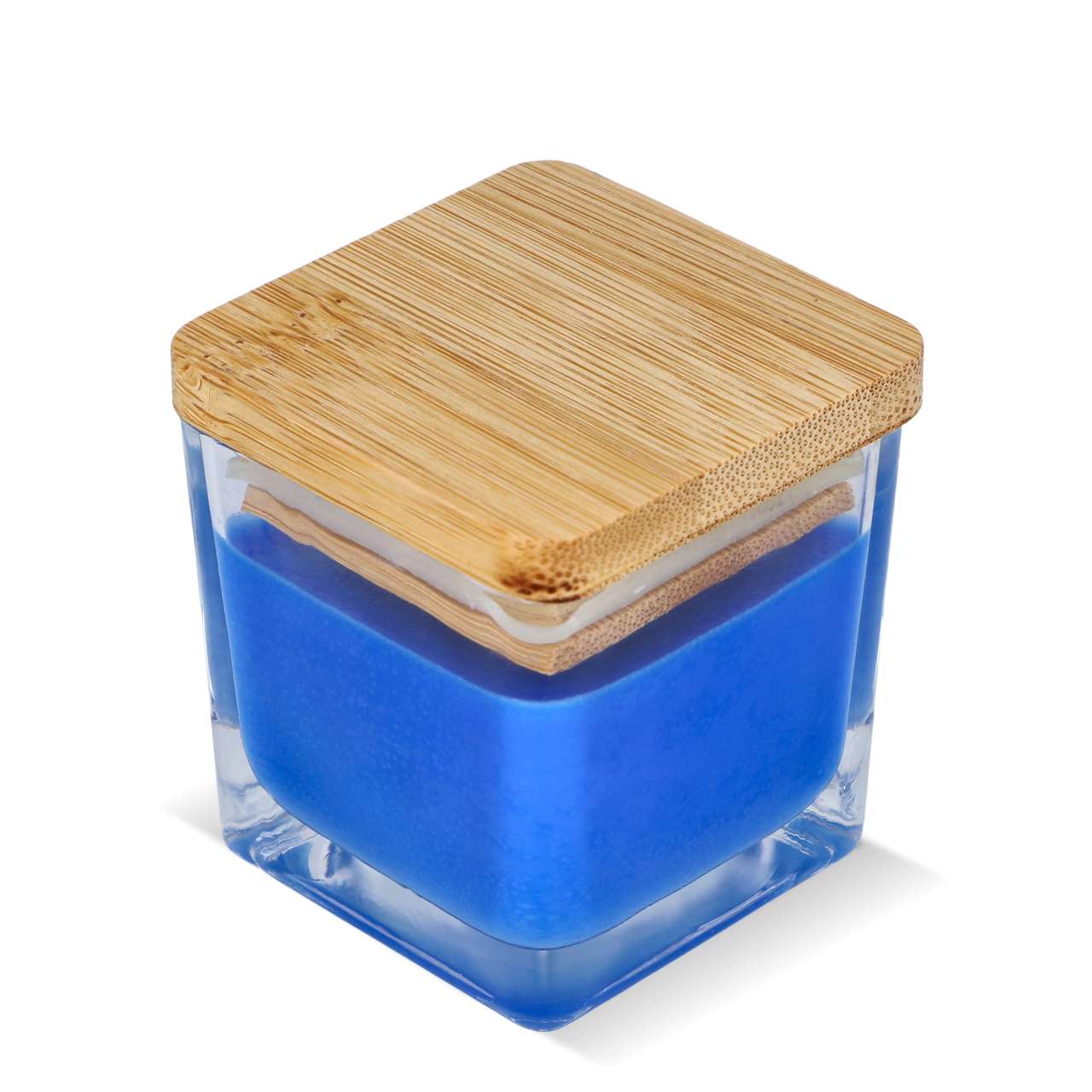 Chakra Kerze auf pflanzlicher Basis im Glasgefäß