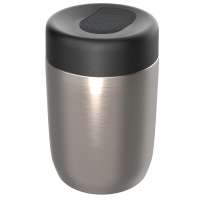 Pot silber, Deckel dunkelgrau