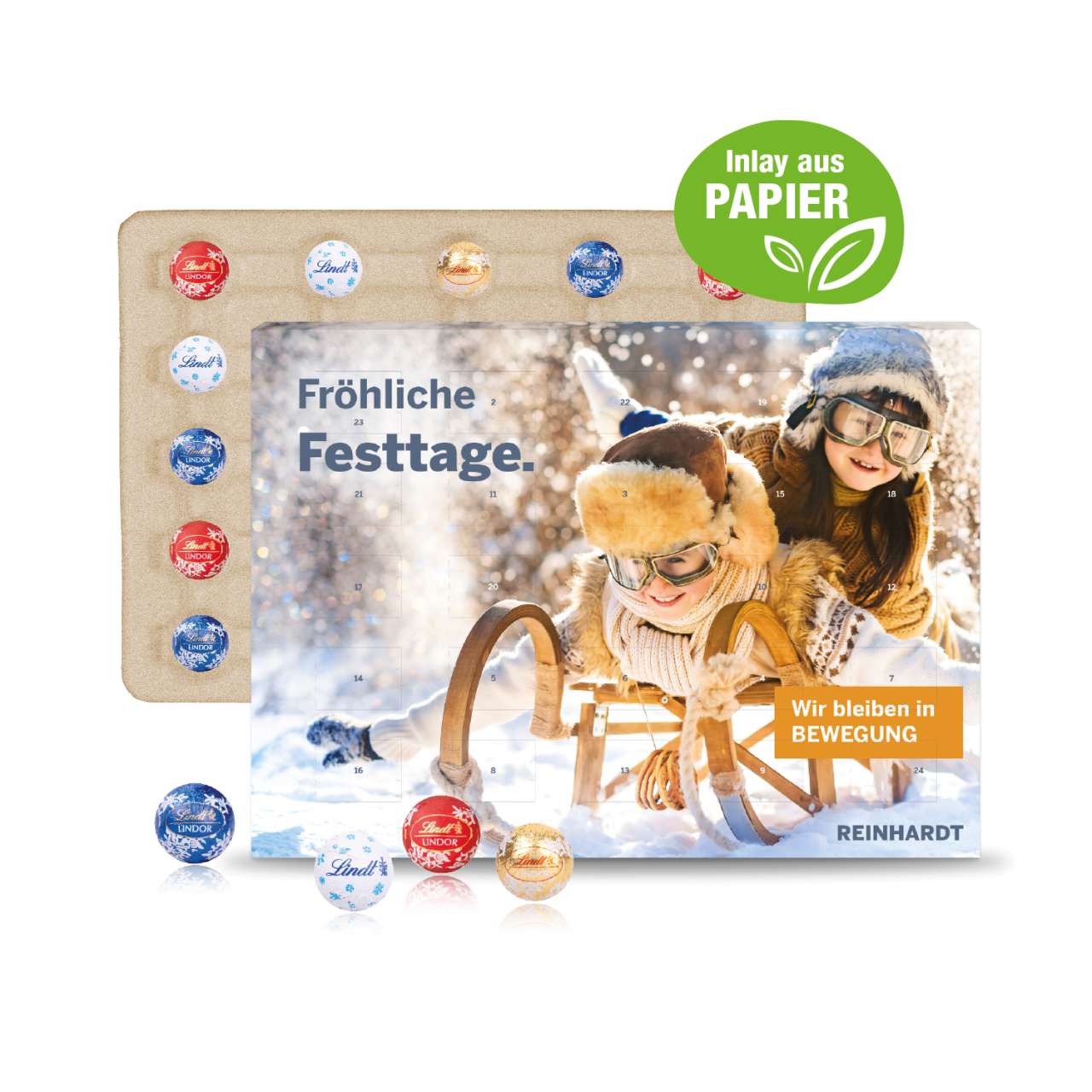 Wand-Adventskalender Lindt 