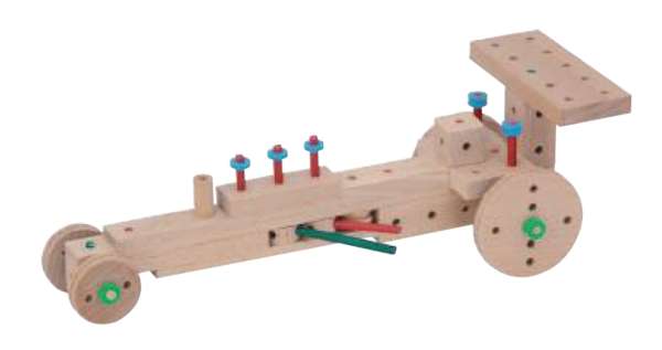 Matador Explorer E222 (222 Teile) Holz-Konstruktionsbaukasten