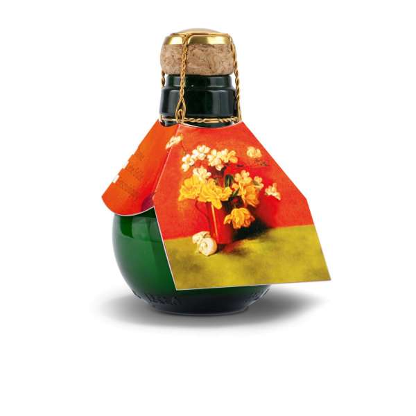 Kleinste Sektflasche der Welt! Blumengesteck - Ohne Geschenkkarton, 125 ml