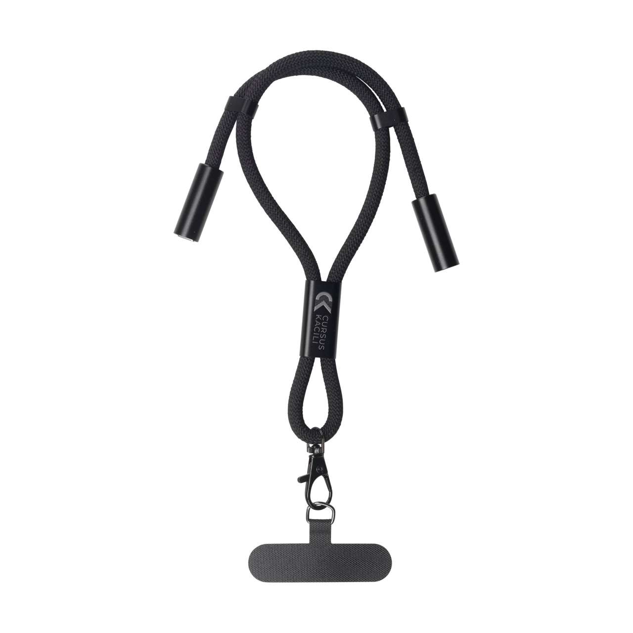 Wrist Lanyard 2-in-1 GRS RPET Load & Sync USB Cable