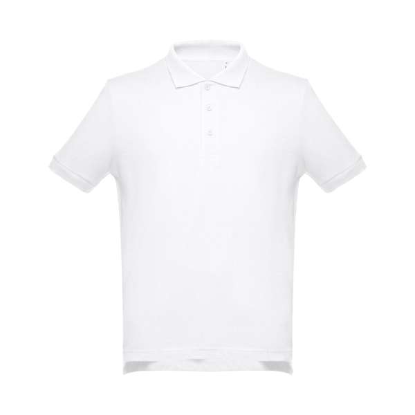 THC ADAM WH Kurzärmeliges Poloshirt aus Baumwolle für Herren Weiße Farbe