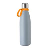Flasche grau, Ring orange