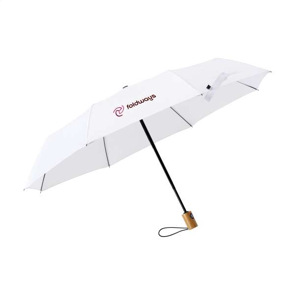 Michigan faltbarer RCS RPET-Regenschirm 21 inch