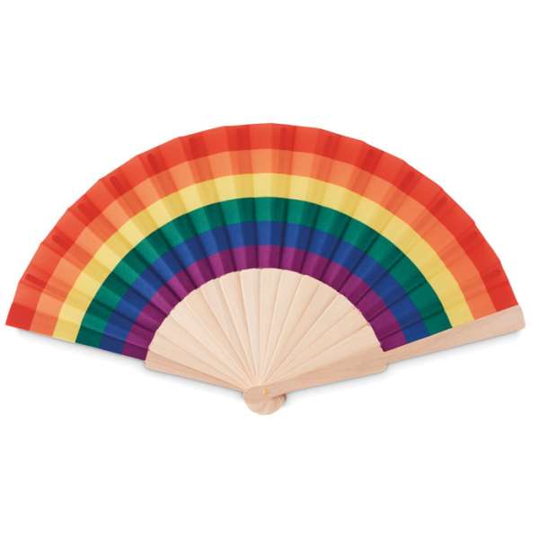 Fächer regenbogenfarbig BOWFAN