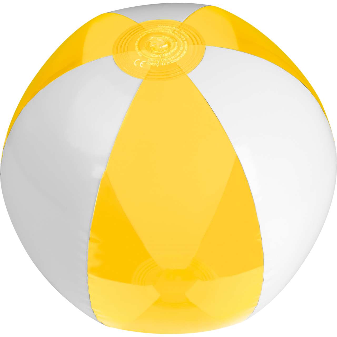 Strandball bicolour farbig/transparent